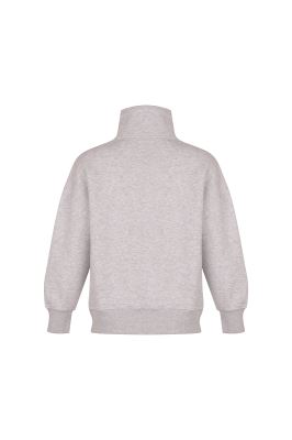 سوئیشرت نیم زیپ گلدوزی