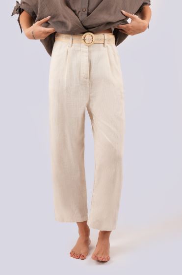 شلوار پارچه ای لینن