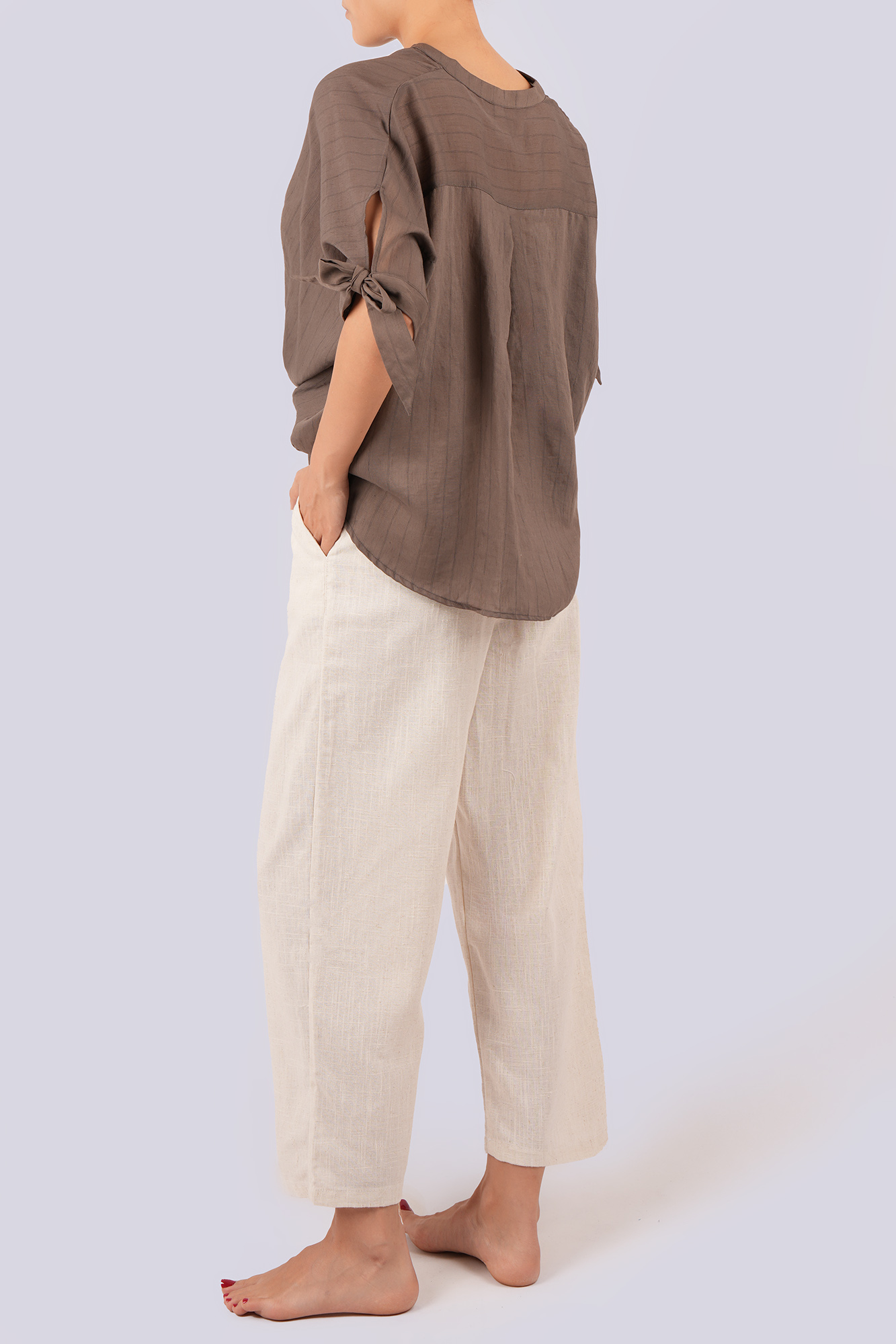 شلوار پارچه ای لینن