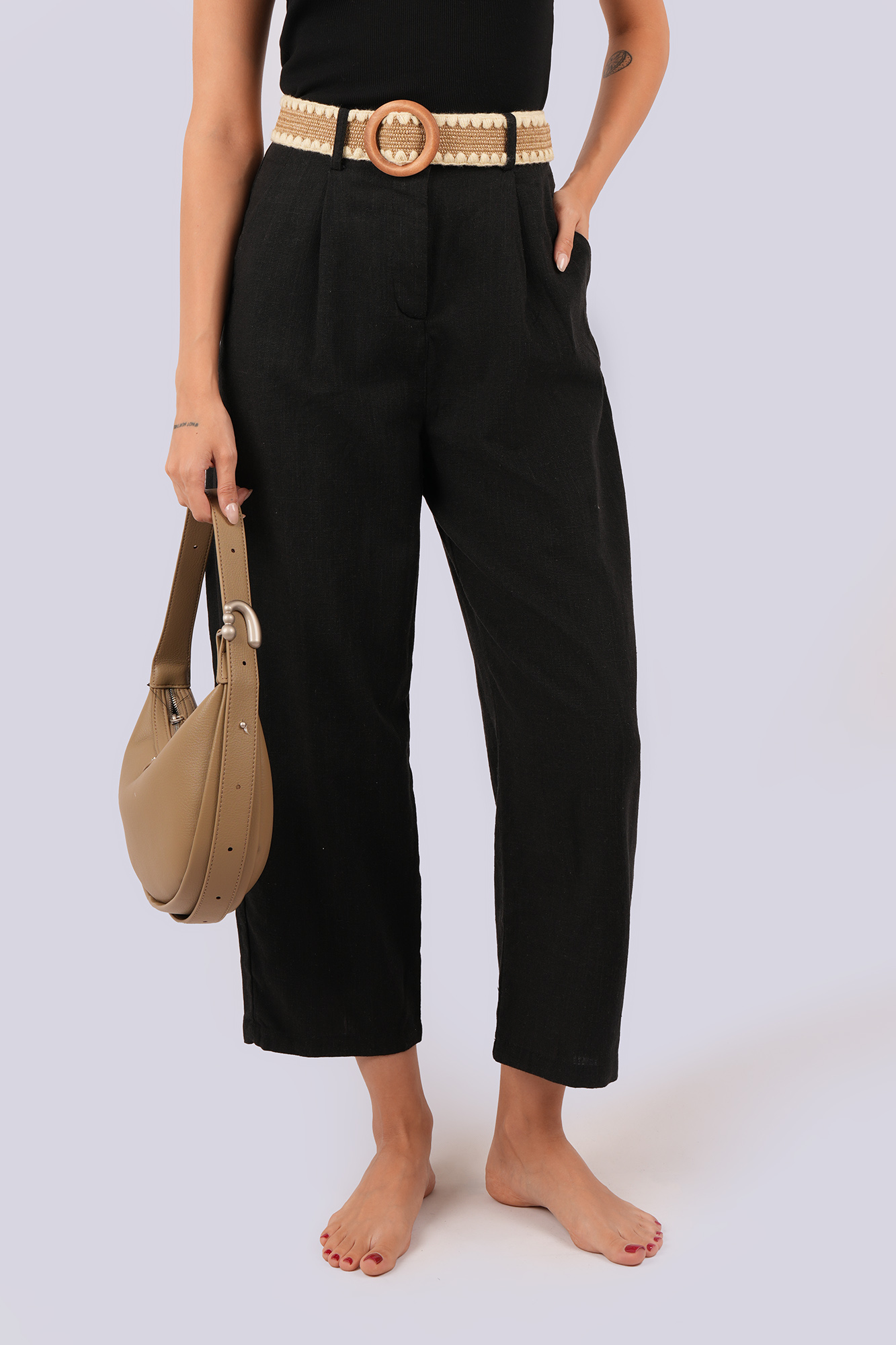 شلوار پارچه ای لینن