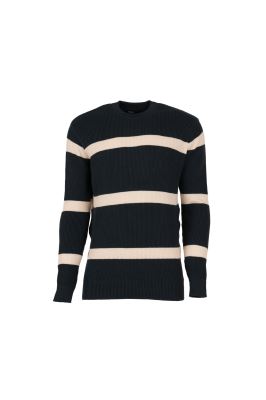 بافت یقه گرد راه راه