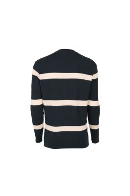 بافت یقه گرد راه راه