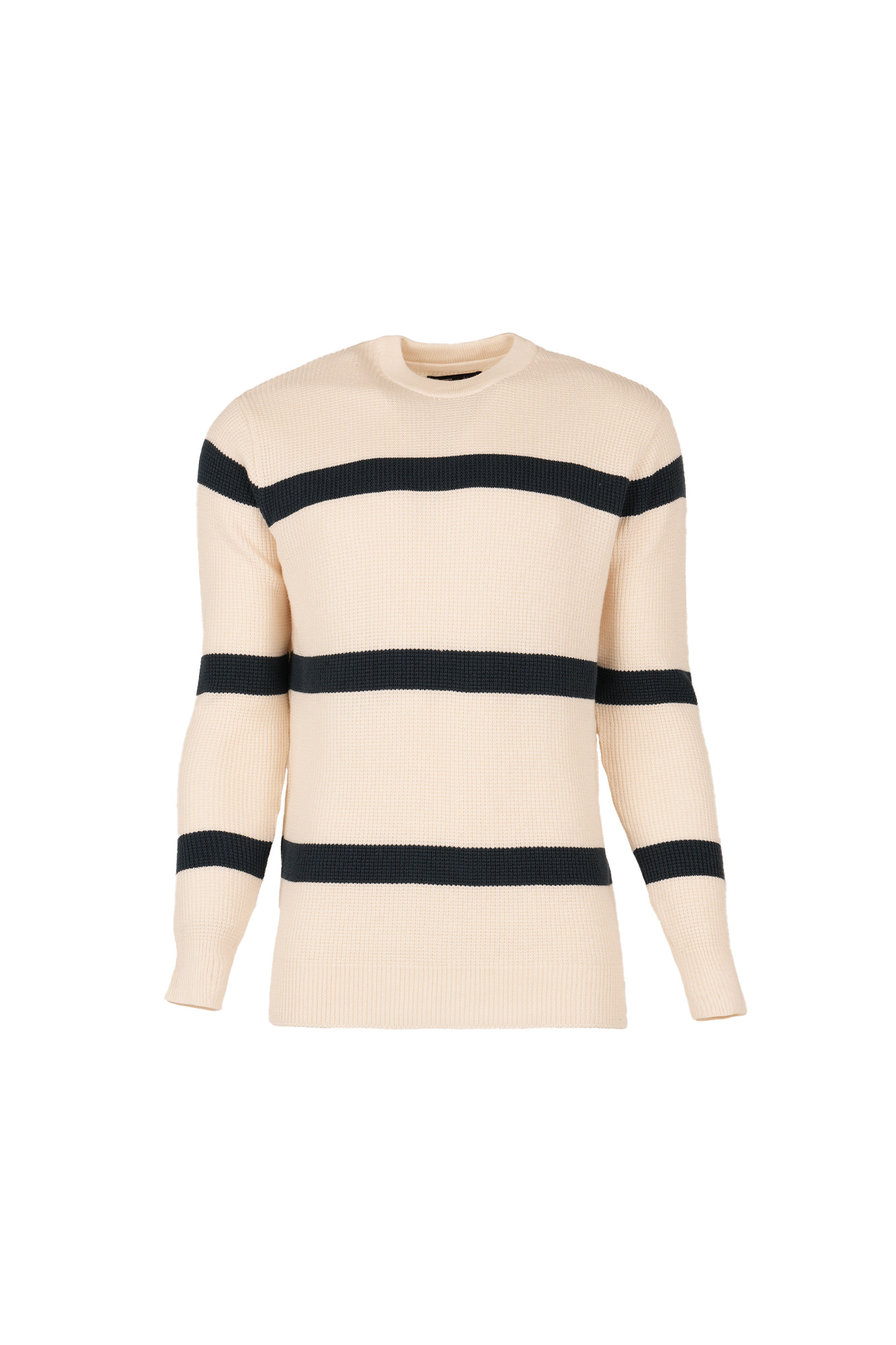 بافت یقه گرد راه راه