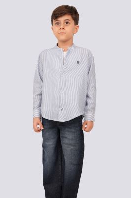 پیراهن آستین بلند راه راه