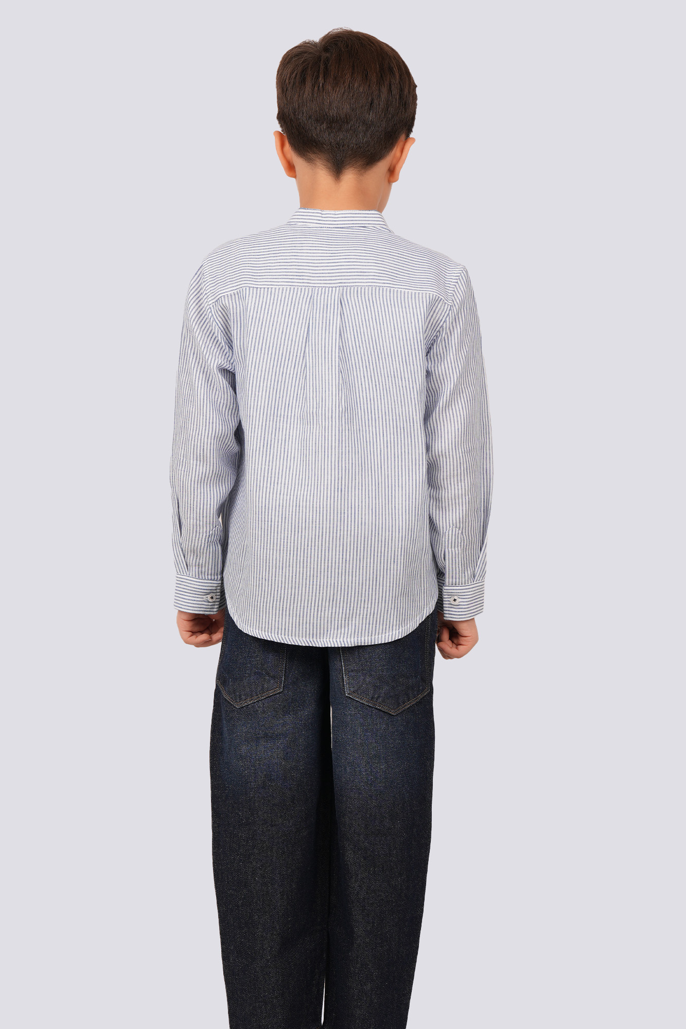 پیراهن آستین بلند راه راه