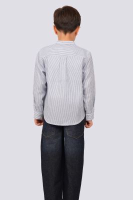 پیراهن آستین بلند راه راه