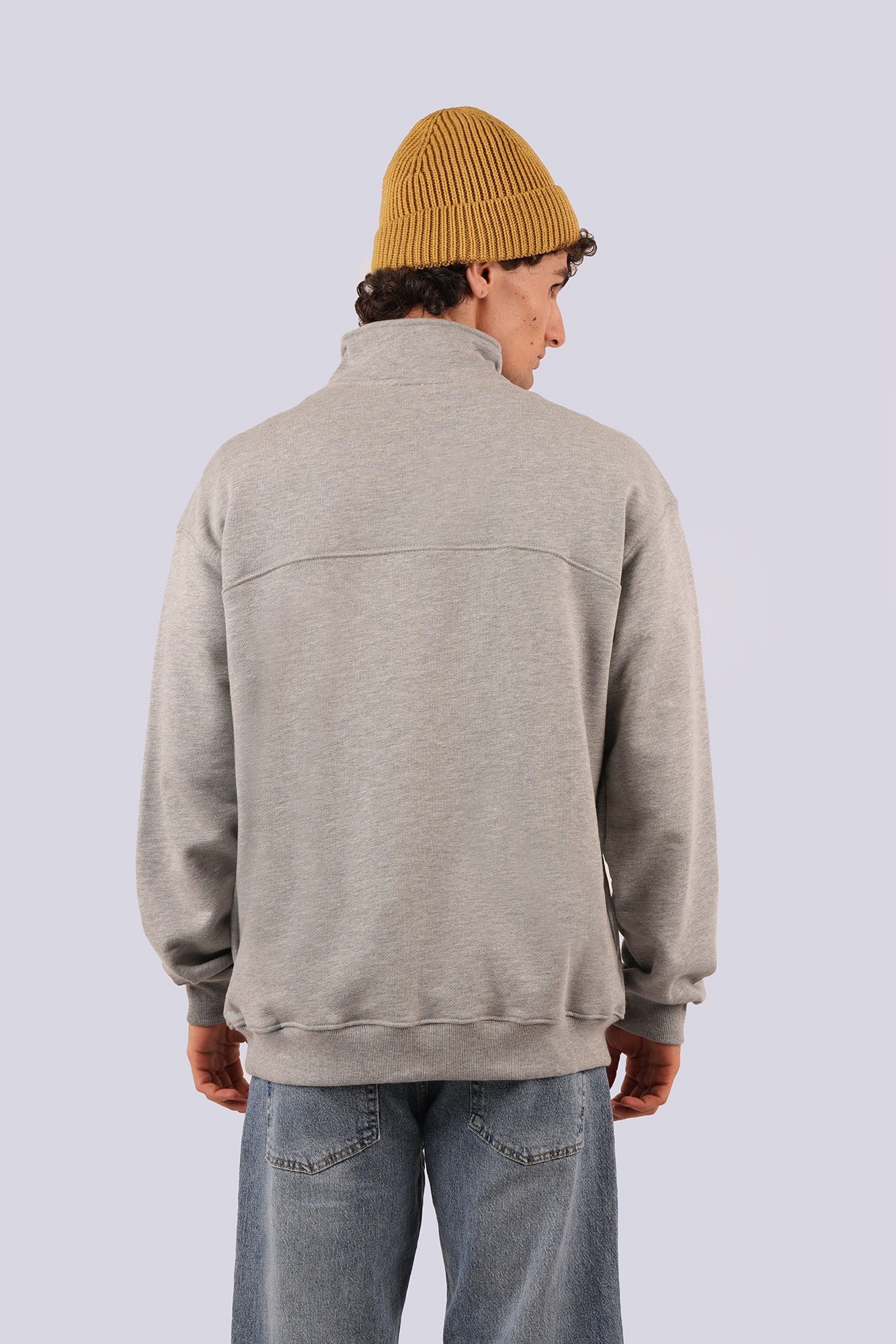 سوئیشرت نیم زیپ چاپ و گلدوزی