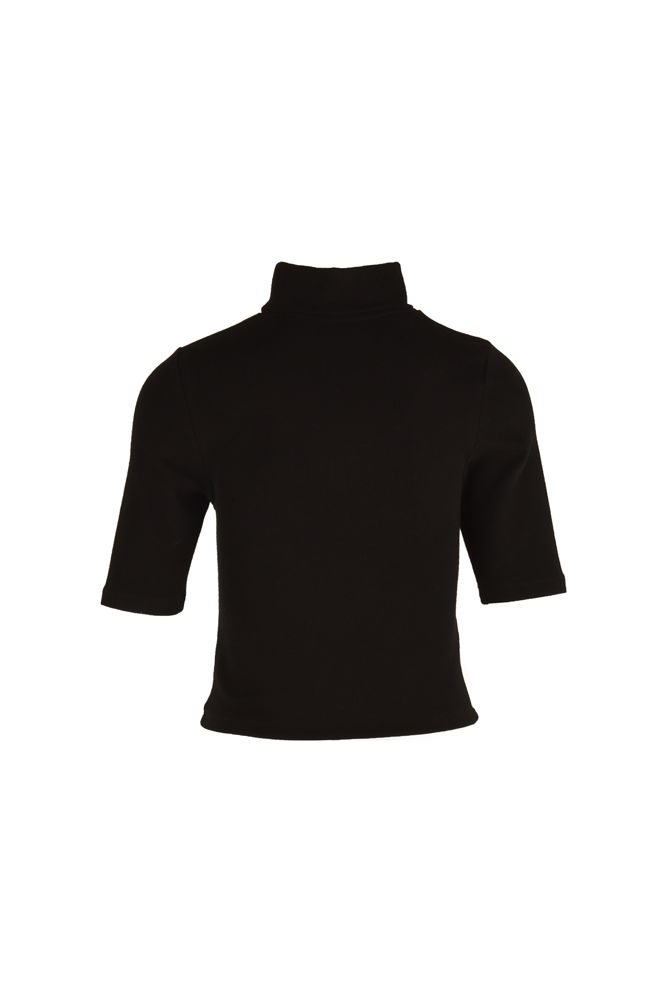 تیشرت آستین کوتاه یقه اسکی گلدوزی