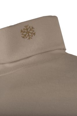 تیشرت آستین کوتاه یقه اسکی گلدوزی