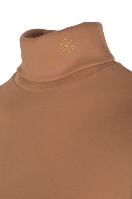 تیشرت آستین کوتاه یقه اسکی گلدوزی