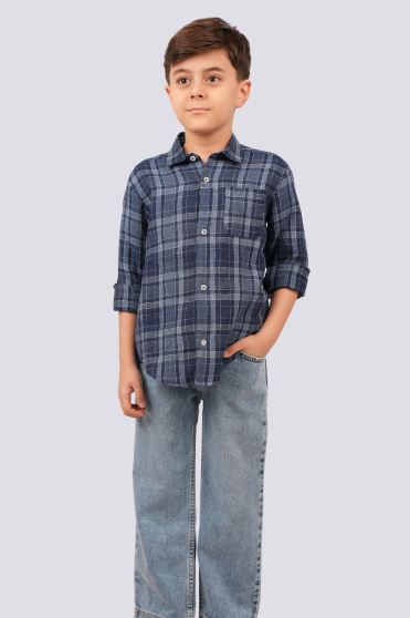 پیراهن آستین بلند لینن