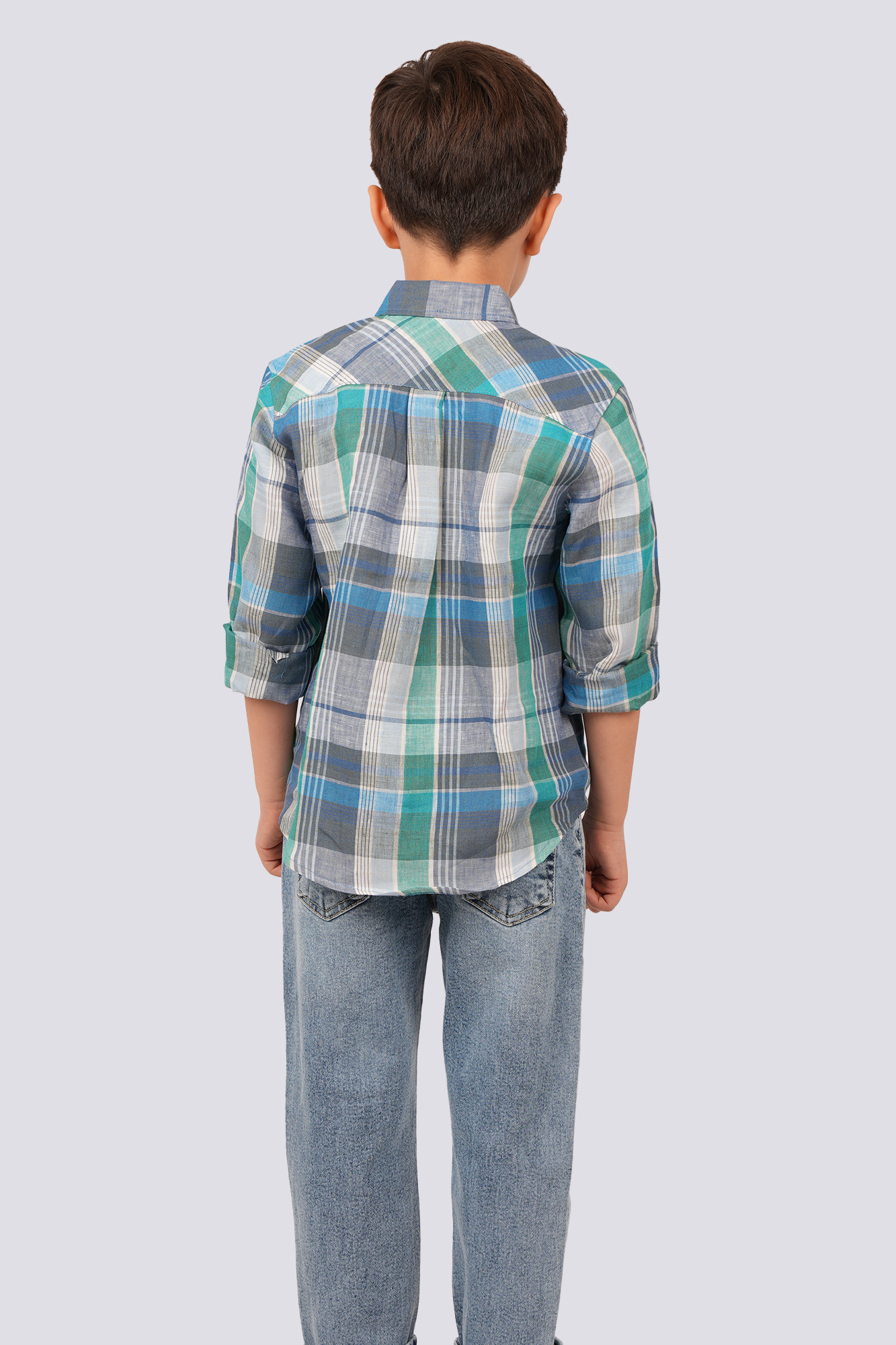 پیراهن آستین بلند لینن