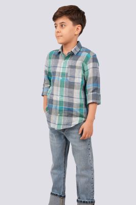 پیراهن آستین بلند لینن