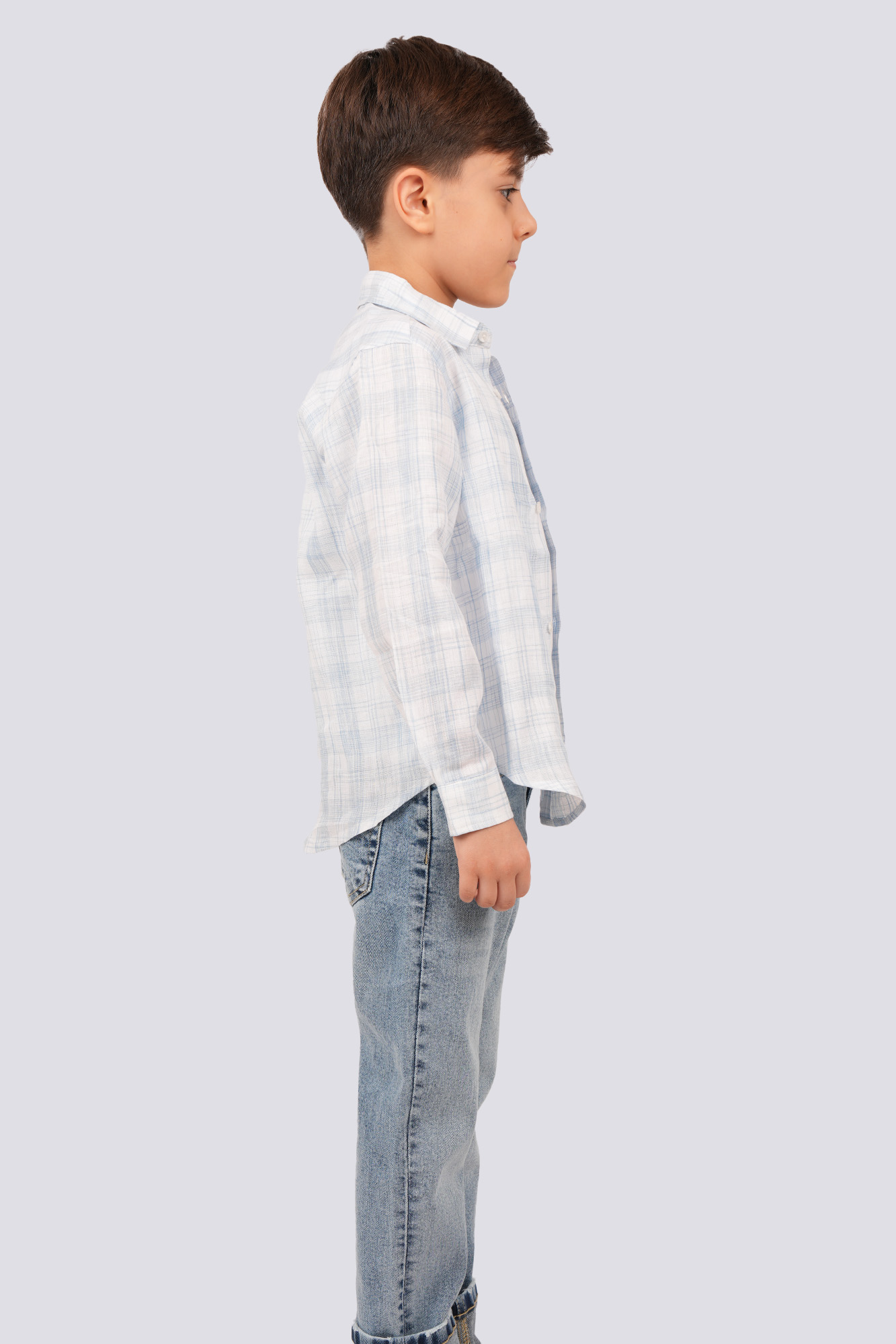 پیراهن آستین بلند لینن