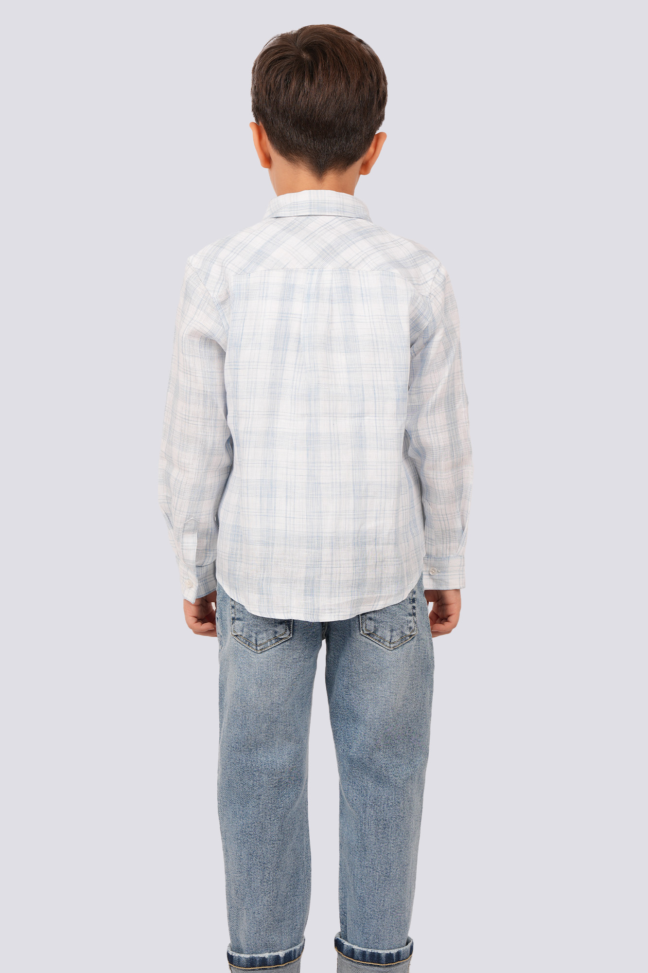 پیراهن آستین بلند لینن