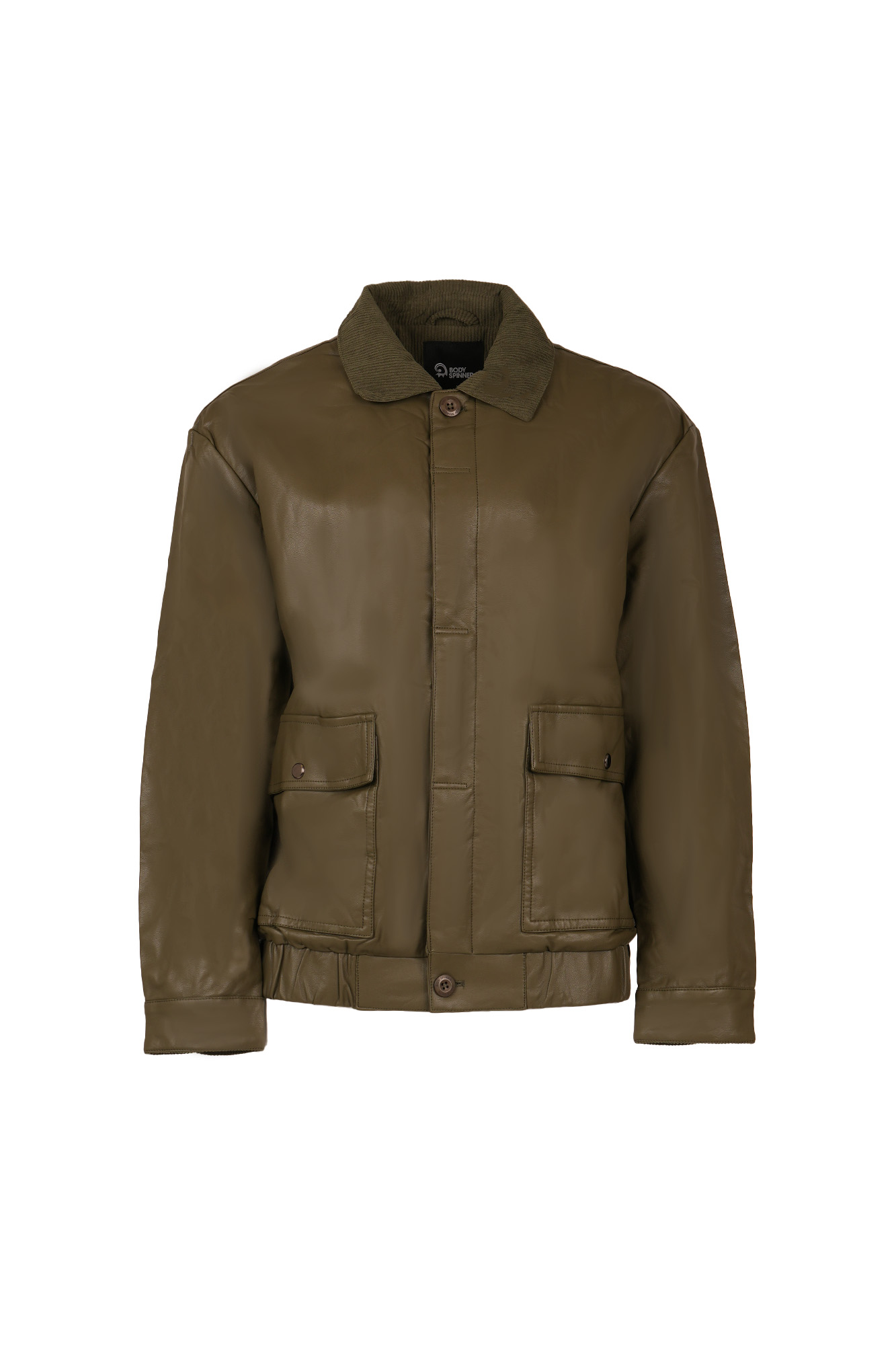 کاپشن کوتاه چرم