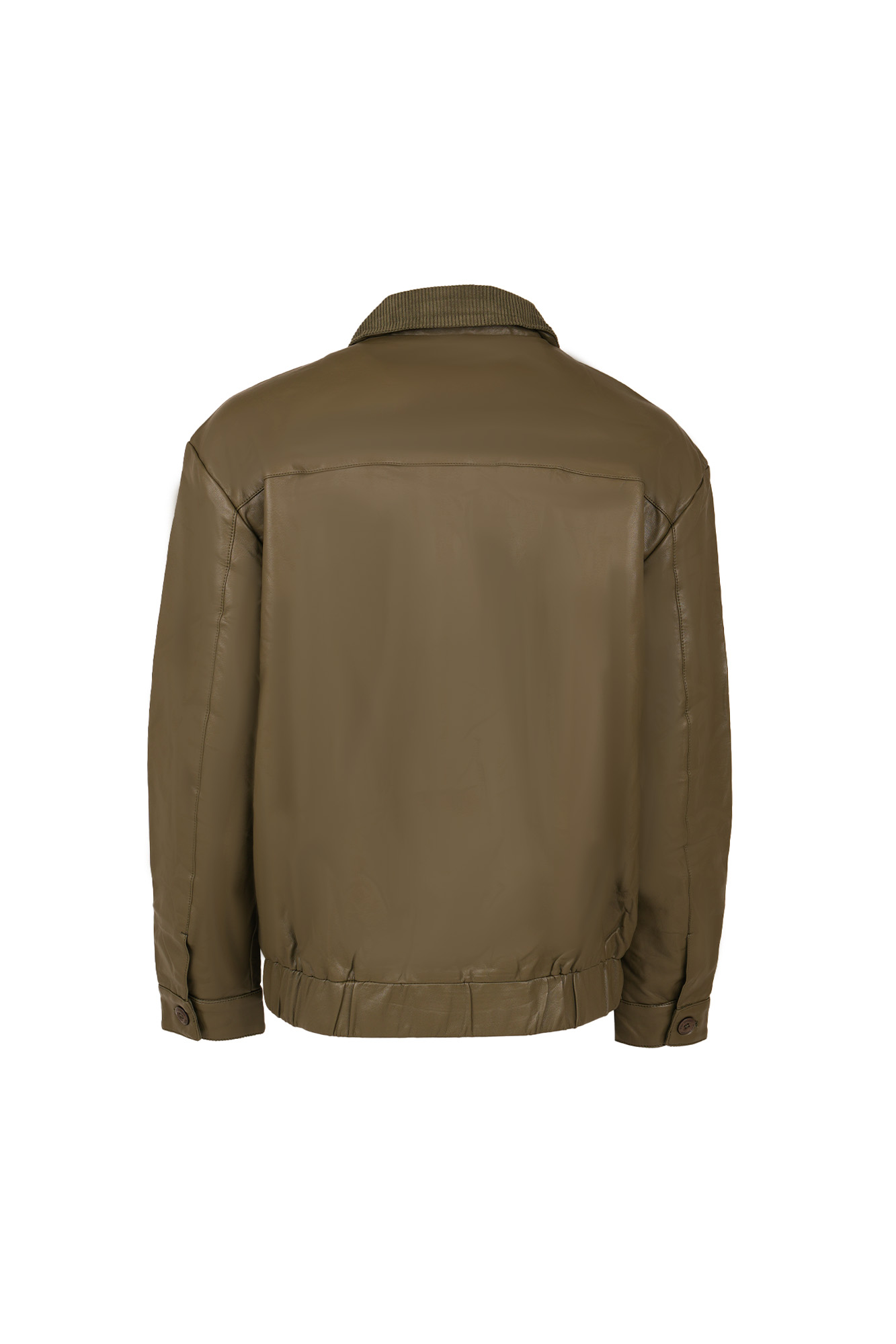 کاپشن کوتاه چرم