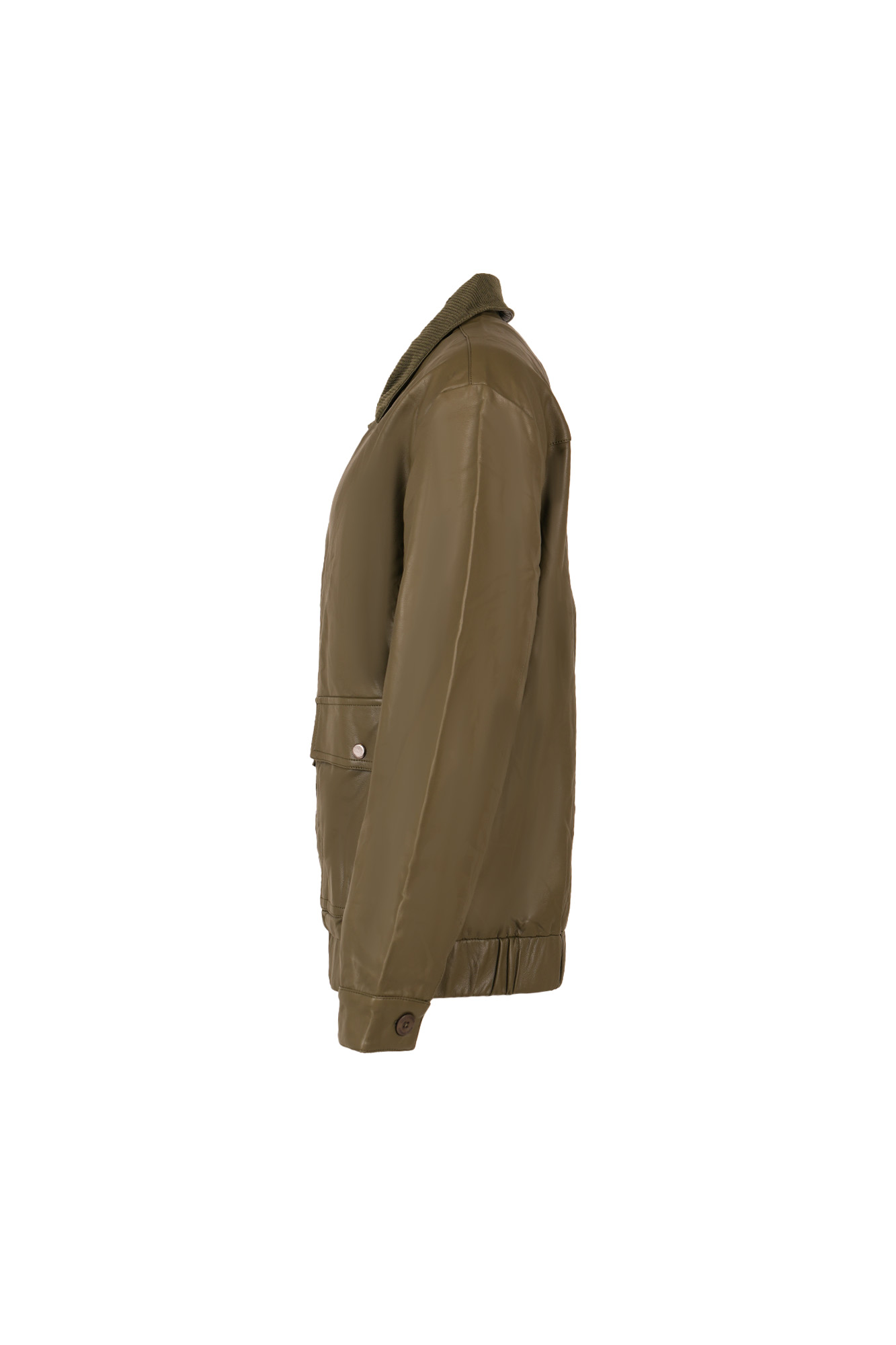 کاپشن کوتاه چرم