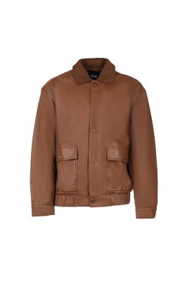 کاپشن کوتاه چرم