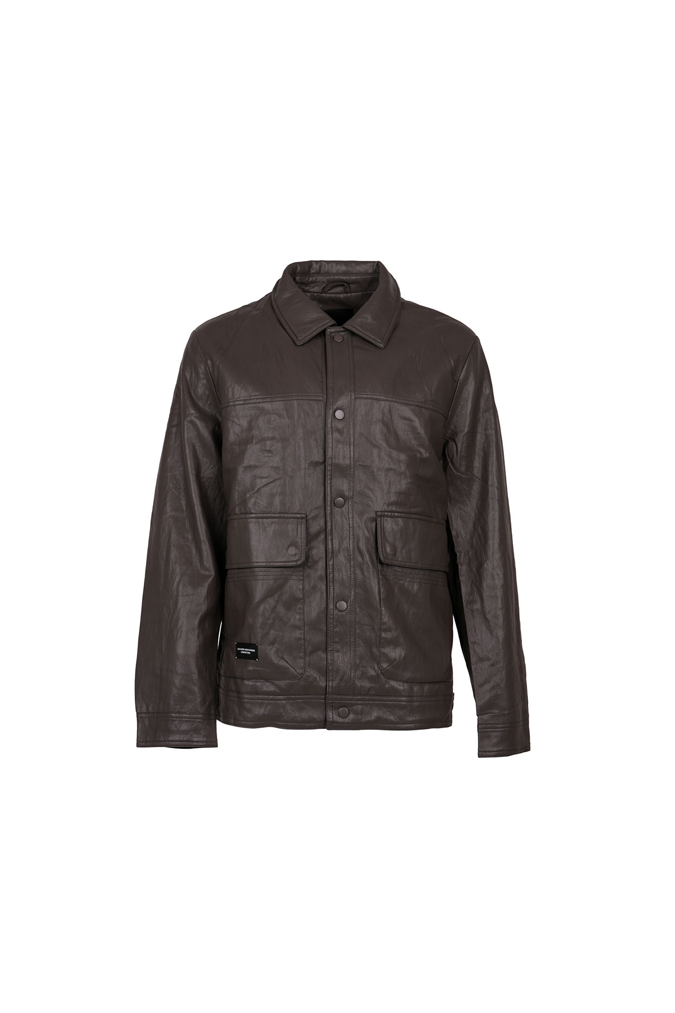 کاپشن کوتاه چرم