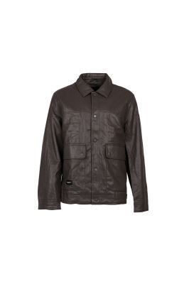 کاپشن کوتاه چرم