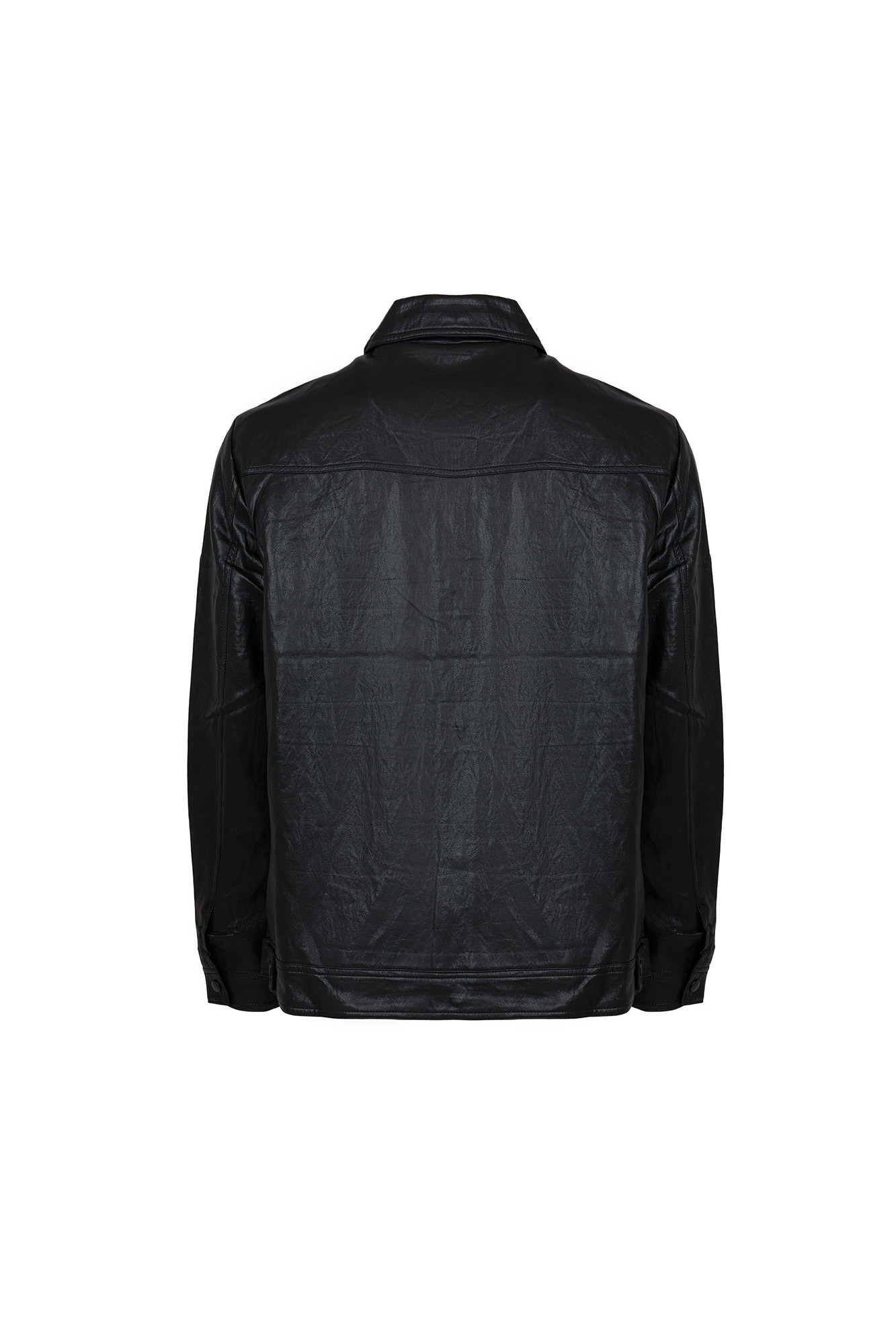 کاپشن کوتاه چرم