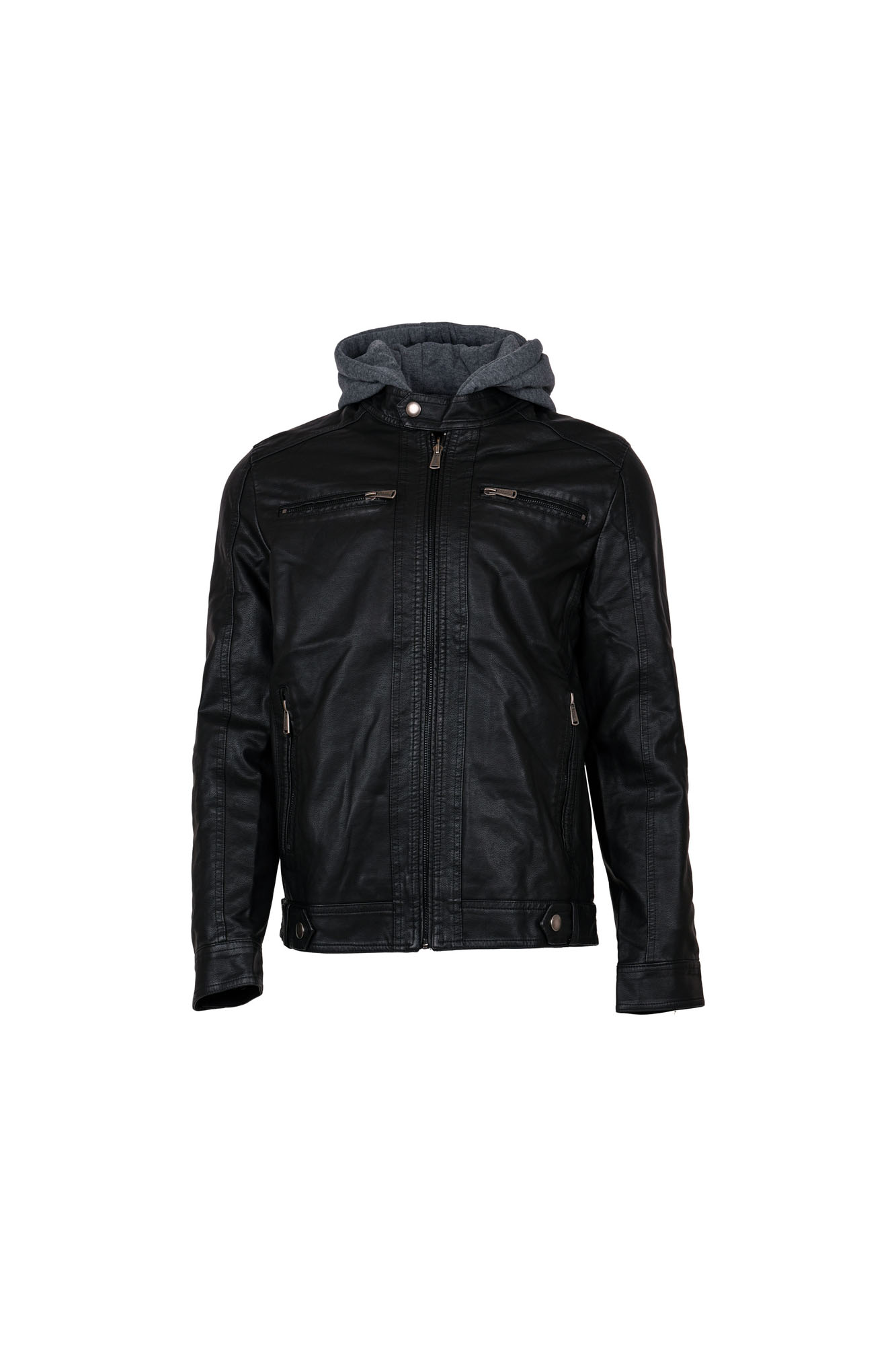 کاپشن کوتاه چرم