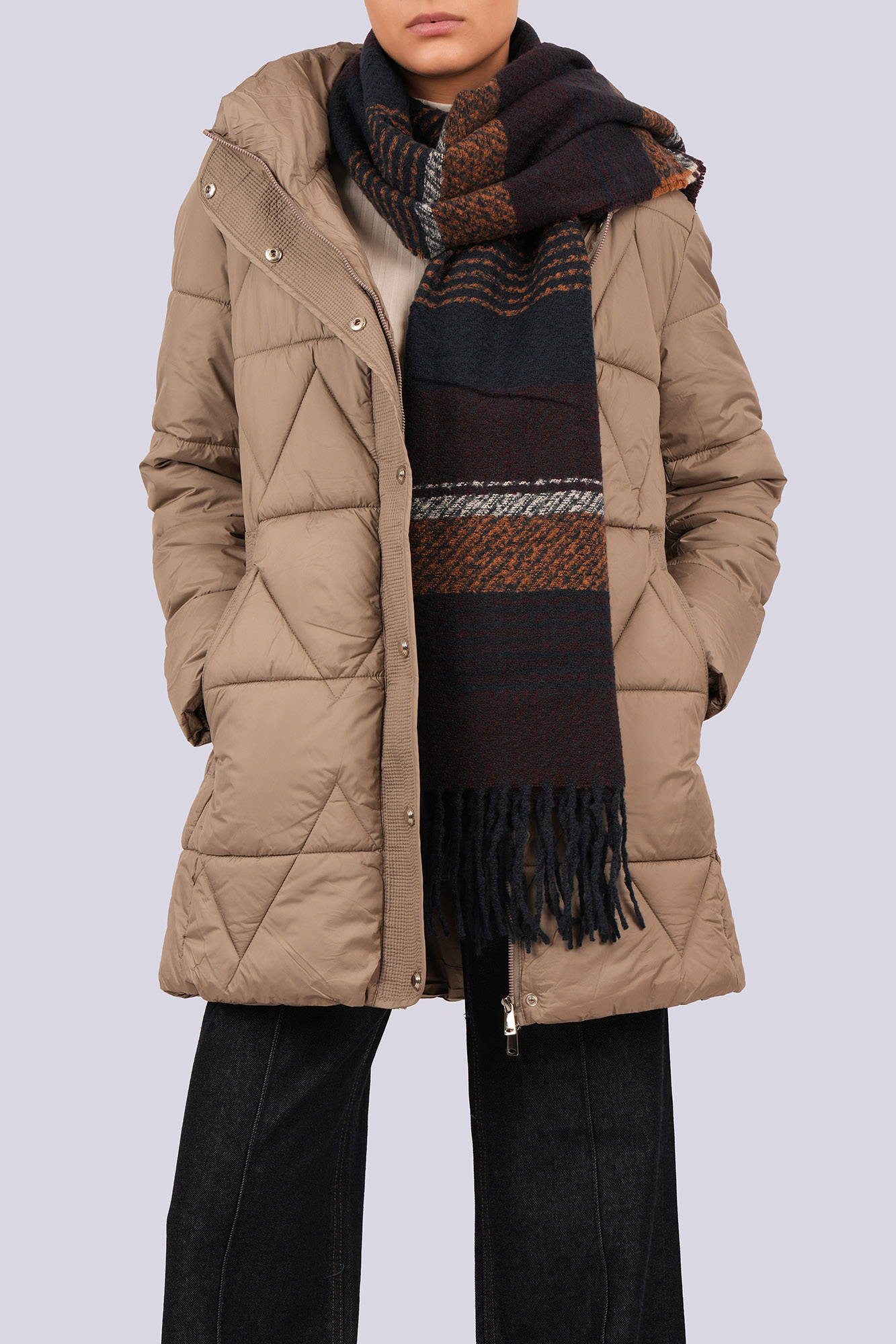 کاپشن بلند ساده