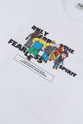 تیشرت آستین کوتاه چاپی