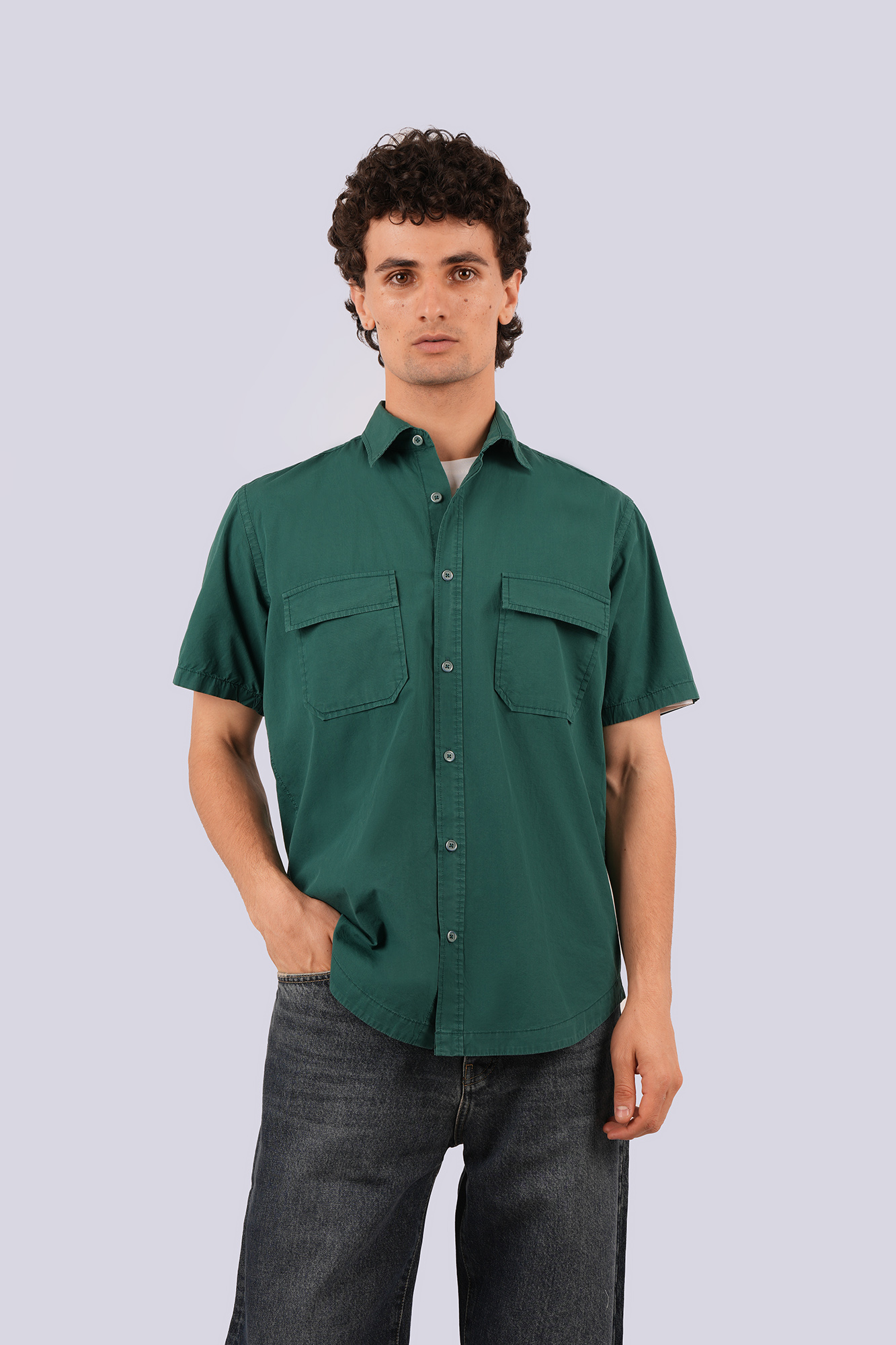 پیراهن آستین کوتاه ساده