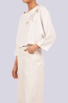 تیشرت آستین بلند گلدوزی