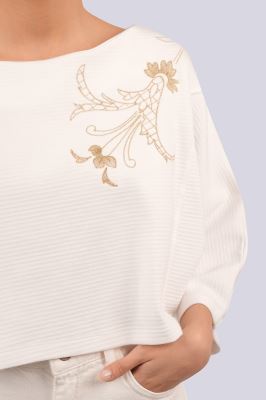 تیشرت آستین بلند گلدوزی