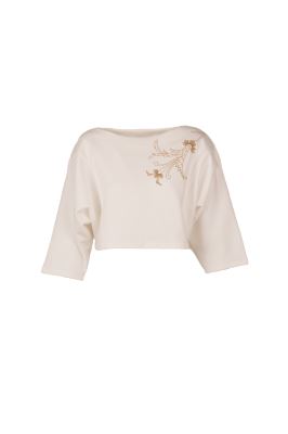 تیشرت آستین بلند گلدوزی