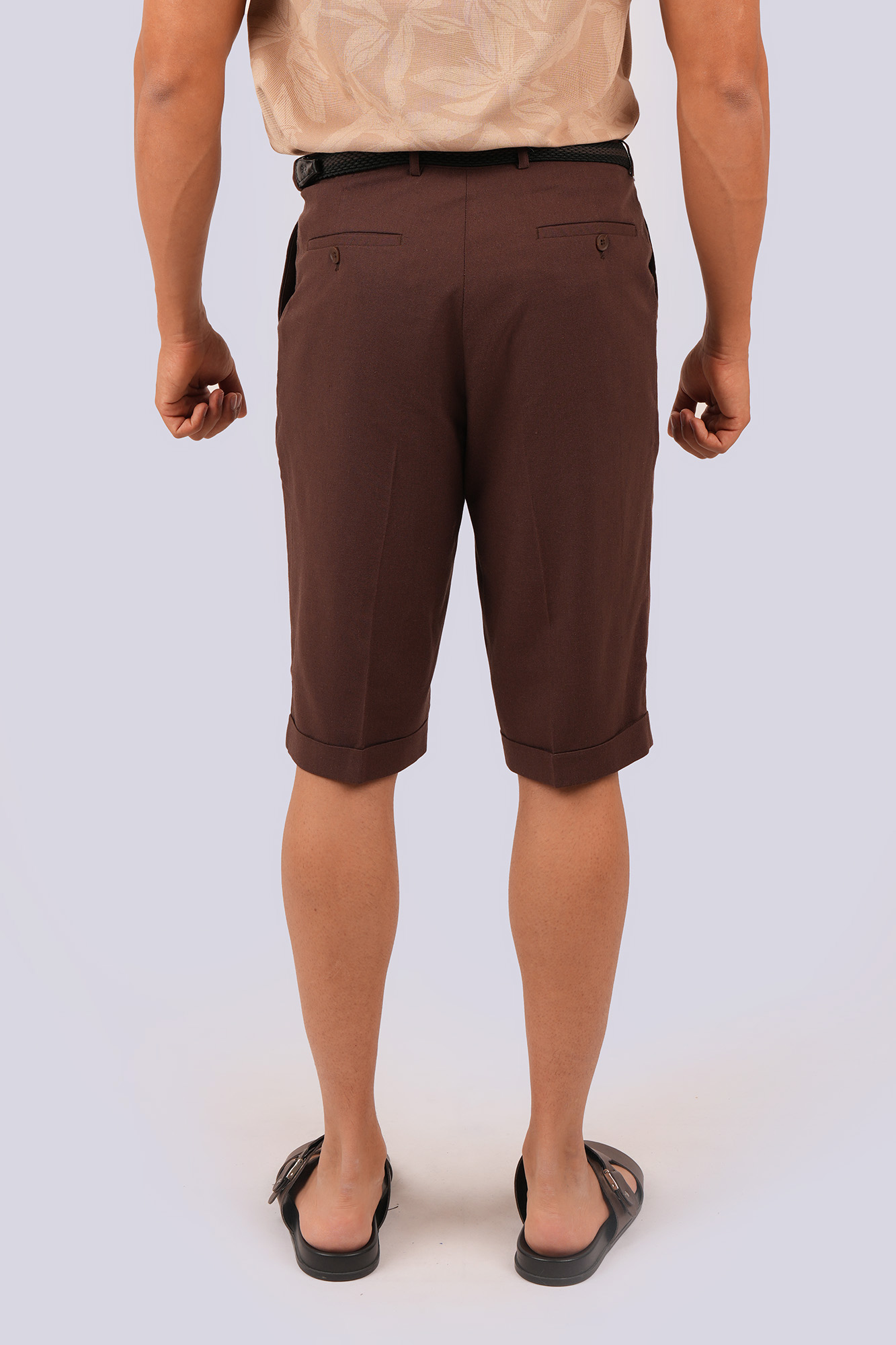 شلوارک پارچه ای لینن