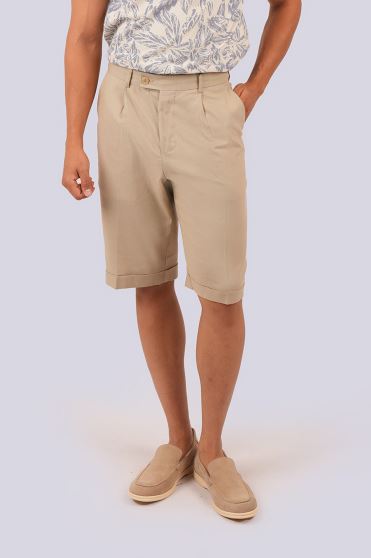 شلوارک پارچه ای لینن