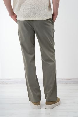 شلوار پارچه ای راه راه