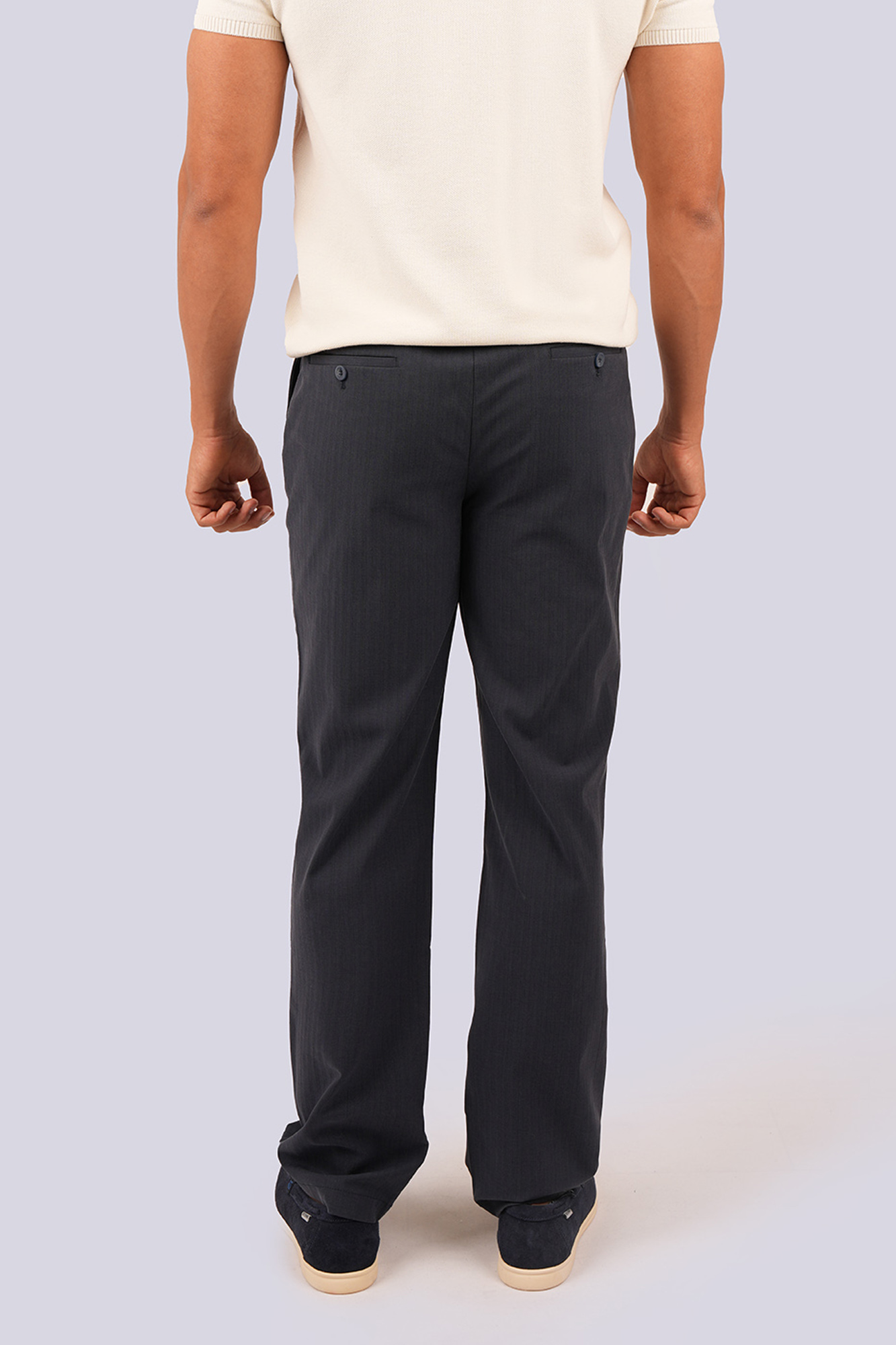 شلوار پارچه ای راه راه