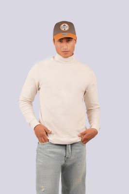 تیشرت آستین بلند یقه اسکی ساده