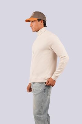 تیشرت آستین بلند یقه اسکی ساده