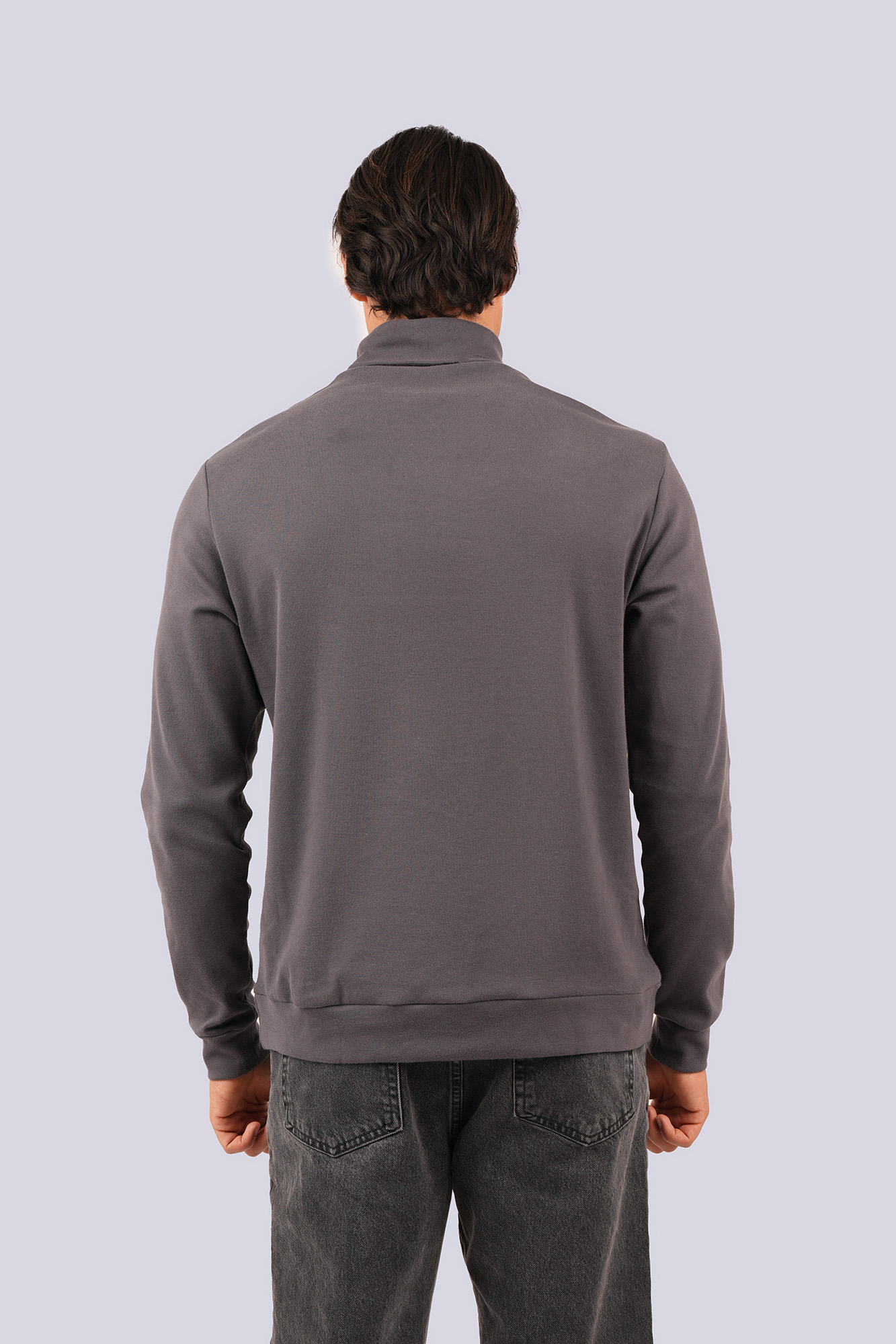 تیشرت آستین بلند یقه اسکی ساده