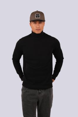 تیشرت آستین بلند یقه اسکی ساده