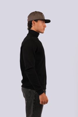 تیشرت آستین بلند یقه اسکی ساده