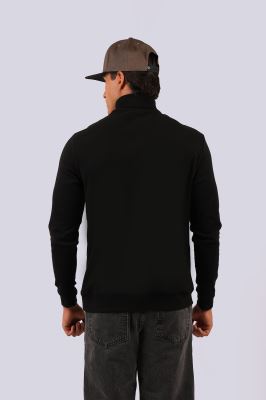 تیشرت آستین بلند یقه اسکی ساده