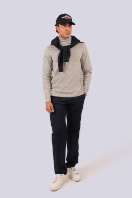 تیشرت آستین بلند یقه اسکی ساده