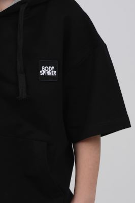 هودی آستین کوتاه ساده