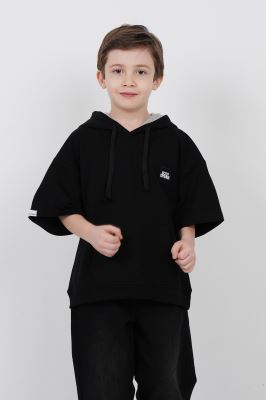 هودی آستین کوتاه ساده