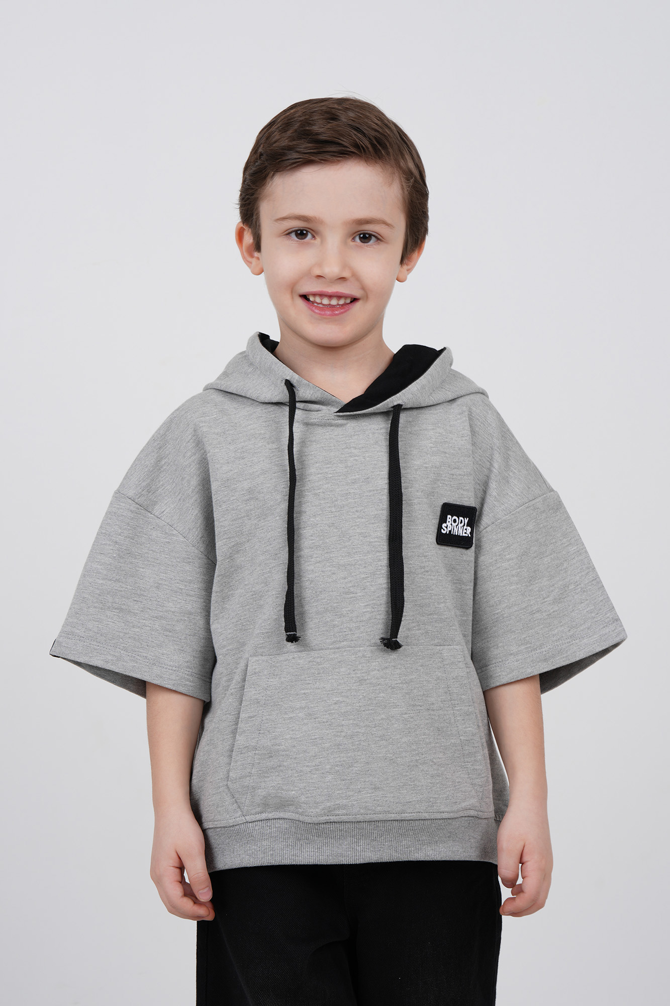 هودی آستین کوتاه ساده