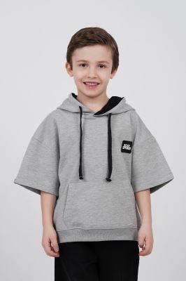 هودی آستین کوتاه ساده