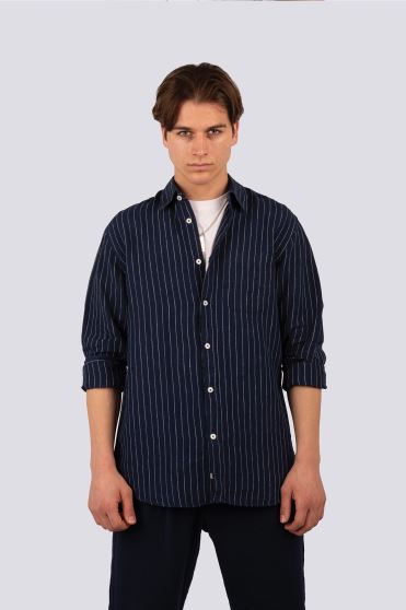 پیراهن آستین بلند لینن