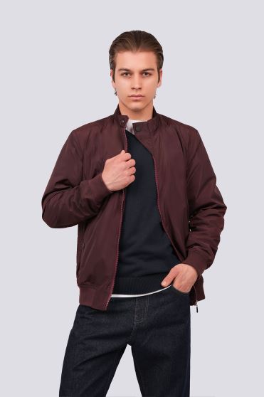 کاپشن کوتاه ساده مردانه